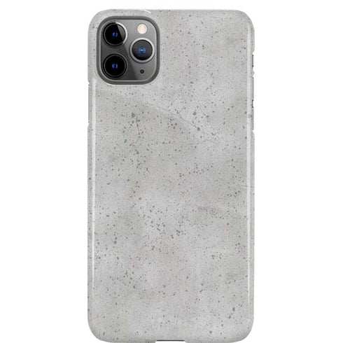 Light Grey Concrete iPhone Cases
