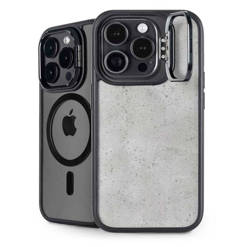 Light Grey Concrete iPhone 13 Pro Kickstand Case