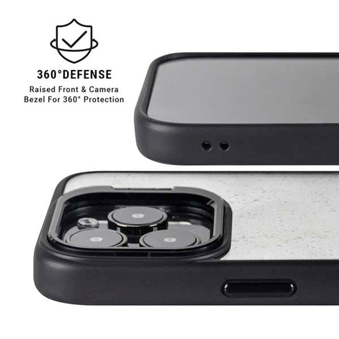 Light Grey Concrete iPhone 14 Pro Kickstand Case
