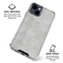 Light Grey Concrete iPhone 15 Clear Case