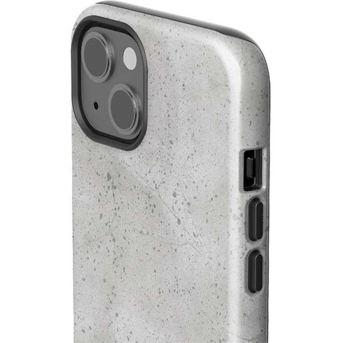 Light Grey Concrete iPhone 15 Impact Case