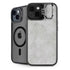 Light Grey Concrete iPhone 15 Kickstand Case