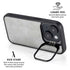 Light Grey Concrete iPhone 15 Plus Kickstand Case