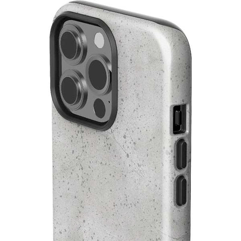Light Grey Concrete iPhone 15 Pro Impact Case