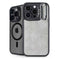 Light Grey Concrete iPhone 15 Pro Kickstand Case