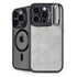 Light Grey Concrete iPhone 15 Pro Kickstand Case