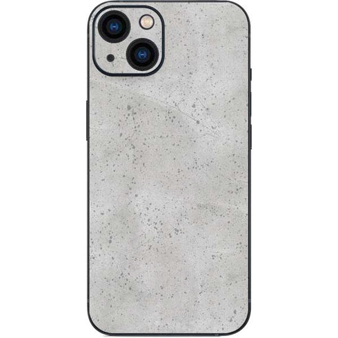 Light Grey Concrete iPhone 15 Skin