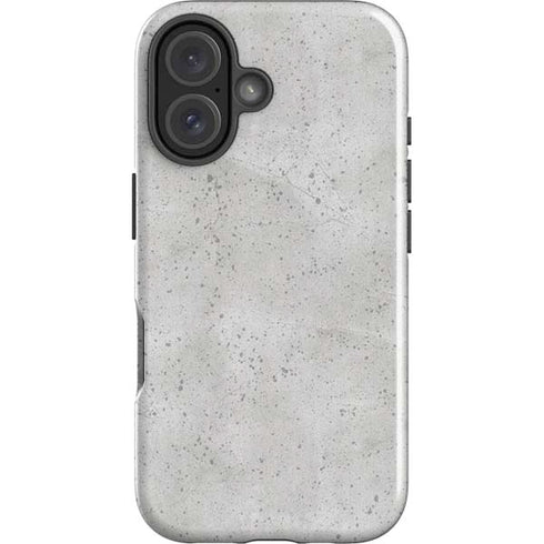 Light Grey Concrete iPhone 16 Impact Case