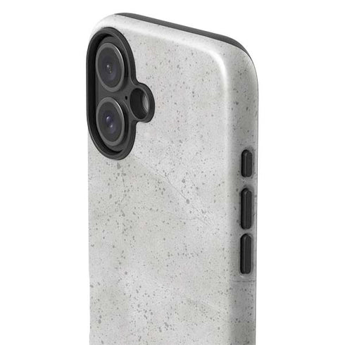 Light Grey Concrete iPhone 16 Impact Case