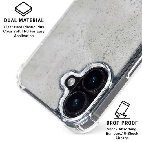Light Grey Concrete iPhone 16 MagSafe Case