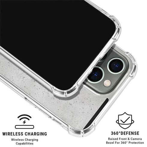Light Grey Concrete iPhone 16 Pro Clear Case