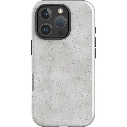 Light Grey Concrete iPhone 16 Pro Impact Case