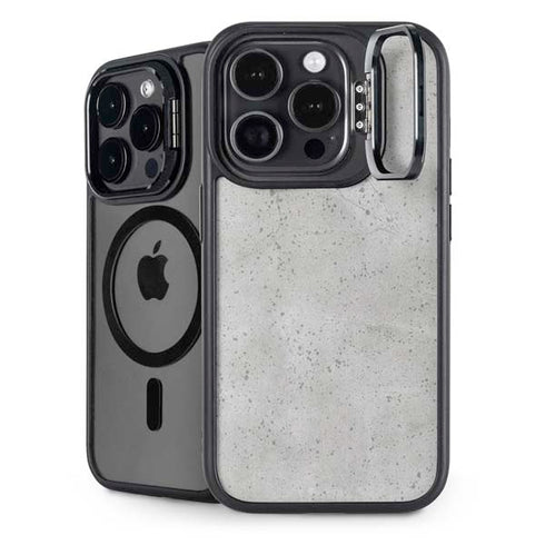 Light Grey Concrete iPhone 16 Pro Kickstand Case