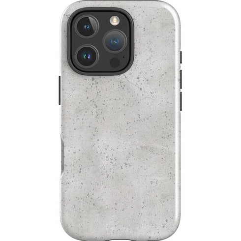 Light Grey Concrete iPhone 16 Pro Max Impact Case