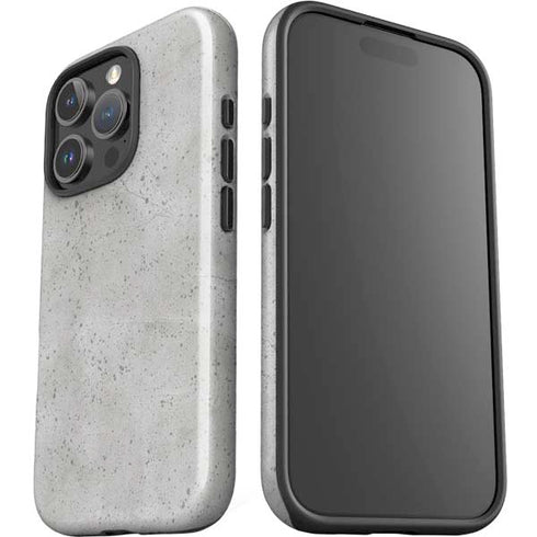 Light Grey Concrete iPhone 16 Pro Max Impact Case