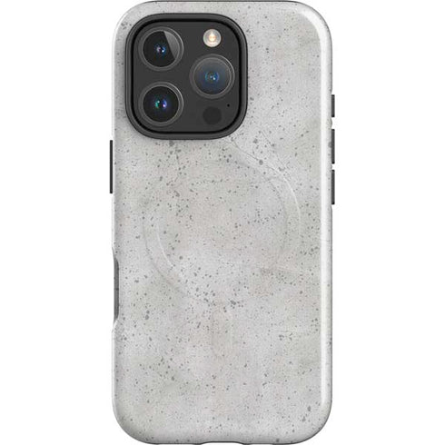 Light Grey Concrete iPhone 16 Pro Max Magsafe Impact Case
