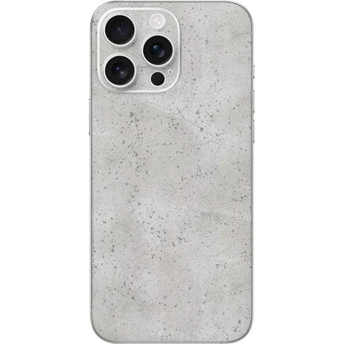 Light Grey Concrete iPhone 16 Pro Max Skin