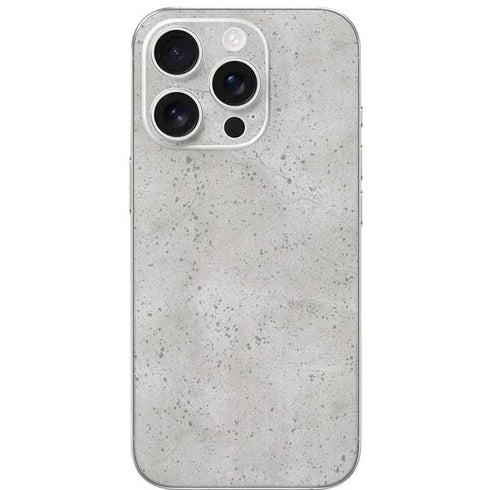 Light Grey Concrete iPhone 16 Pro Skin