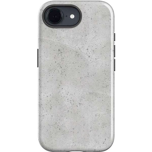 Light Grey Concrete iPhone 16e Impact Case
