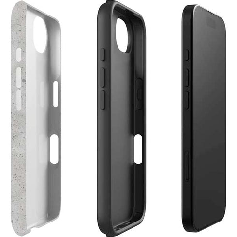 Light Grey Concrete iPhone 16e Impact Case