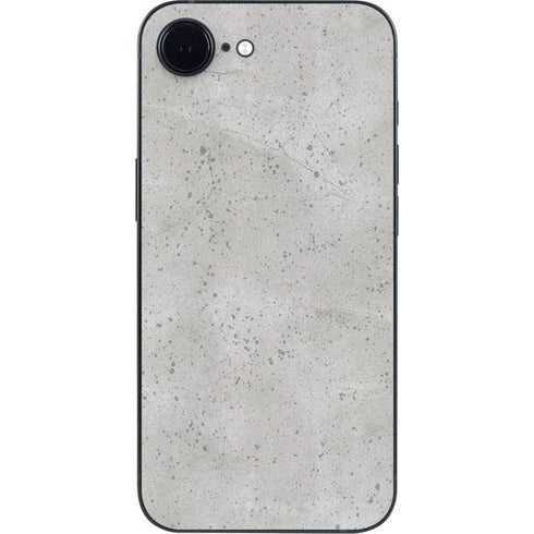 Light Grey Concrete iPhone 16e Skin