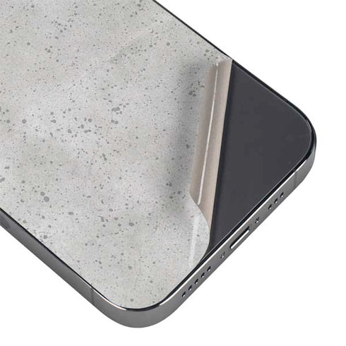 Light Grey Concrete iPhone 16e Skin