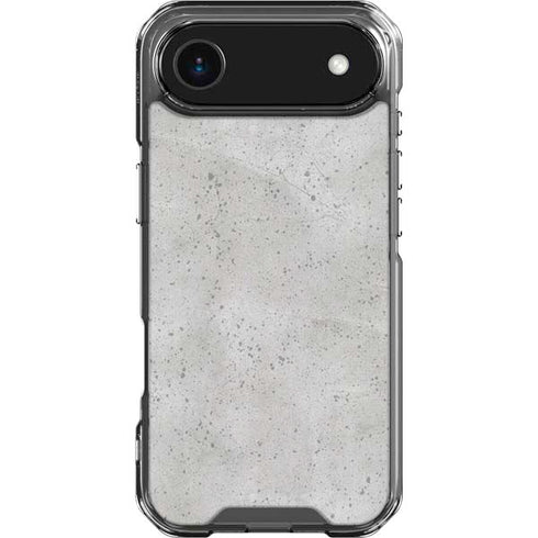 Light Grey Concrete iPhone 17 Air Clear Case