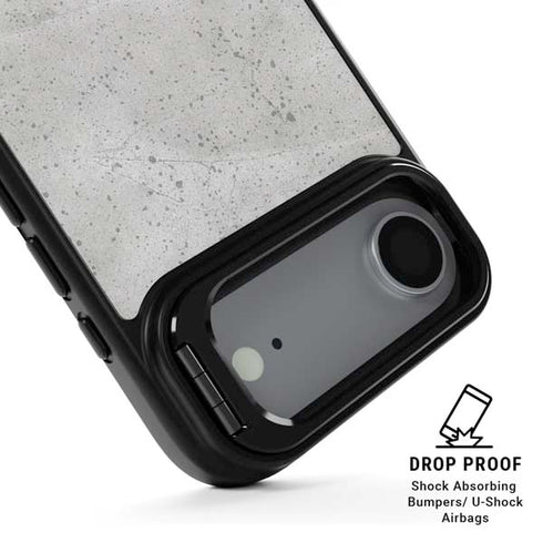 Light Grey Concrete iPhone 17 Air Kickstand Case