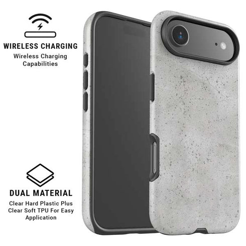 Light Grey Concrete iPhone 17 Air Magsafe Impact Case