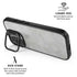 Light Grey Concrete iPhone 17 Kickstand Case