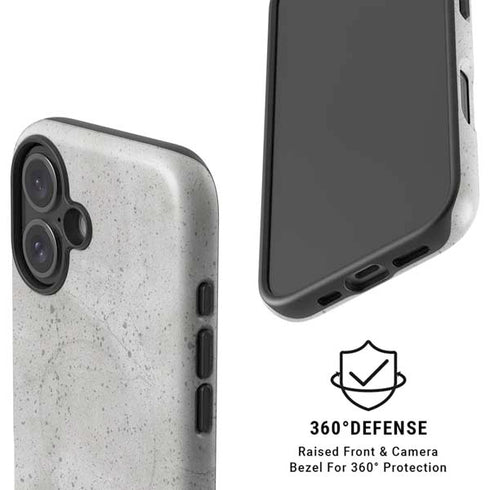 Light Grey Concrete iPhone 17 Magsafe Impact Case