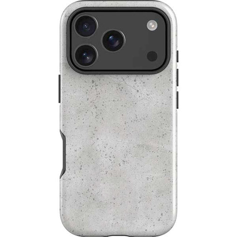 Light Grey Concrete iPhone 17 Pro Impact Case