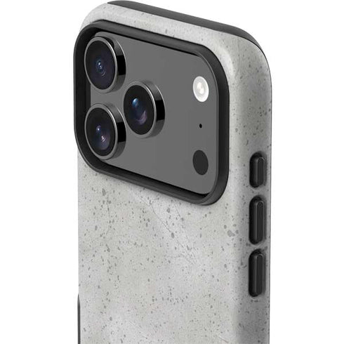 Light Grey Concrete iPhone 17 Pro Impact Case