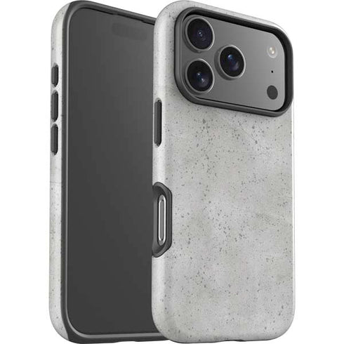 Light Grey Concrete iPhone 17 Pro Impact Case