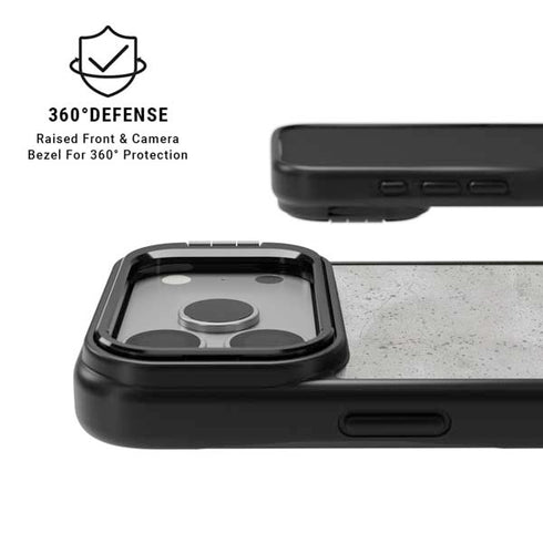 Light Grey Concrete iPhone 17 Pro Kickstand Case