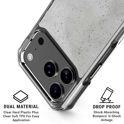 Light Grey Concrete iPhone 17 Pro MagSafe Case