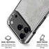 Light Grey Concrete iPhone 17 Pro Max Clear Case