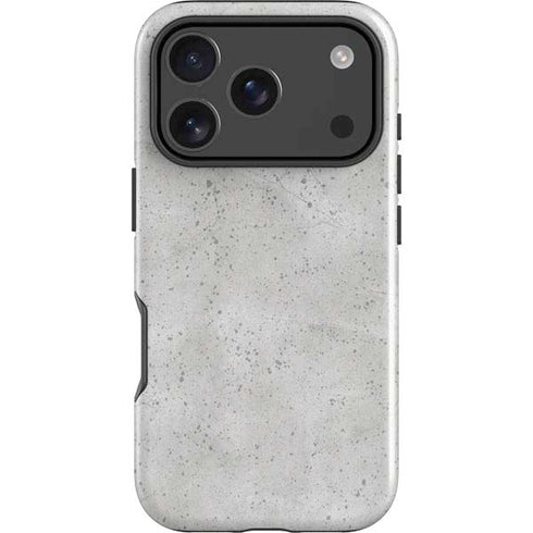 Light Grey Concrete iPhone 17 Pro Max Impact Case
