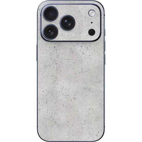 Light Grey Concrete iPhone 17 Pro Skin