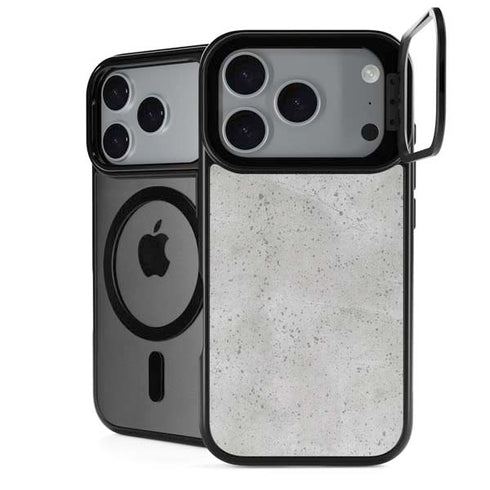 Light Grey Concrete iPhone 18 Pro Kickstand Case