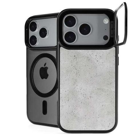 Light Grey Concrete iPhone 18 Pro Max Kickstand Case