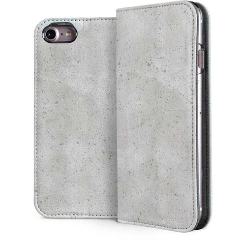 Light Grey Concrete iPhone 7 Folio Case