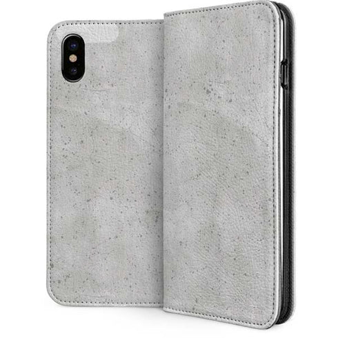 Light Grey Concrete iPhone 8 Folio Case