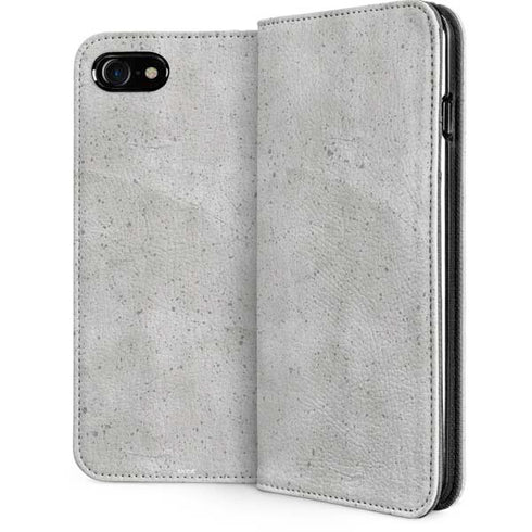 Light Grey Concrete iPhone SE (2nd & 3rd Gen) Folio Case
