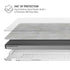Light Grey Concrete MacBook Cases
