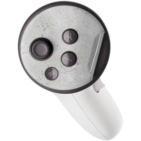 Light Grey Concrete Meta Quest 3S Skin