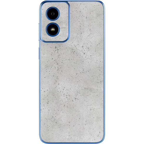Light Grey Concrete Moto G Play 4G (2024) Skin