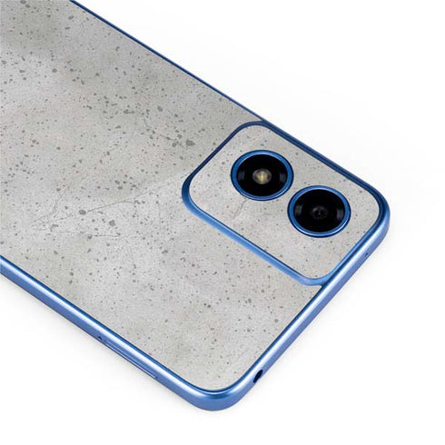 Light Grey Concrete Moto G Play 4G (2024) Skin