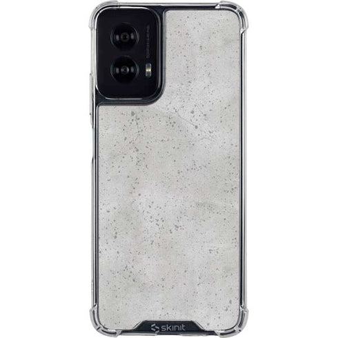 Light Grey Concrete Moto G Power 5G (2024) Clear Case