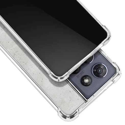 Light Grey Concrete Moto G Stylus 5G (2025) Clear Case